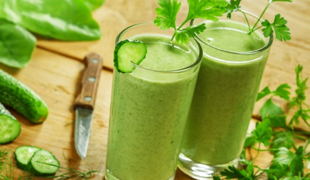 Healthy drink, vegetable juice, studio shot