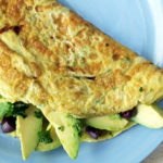 Avocado omelet