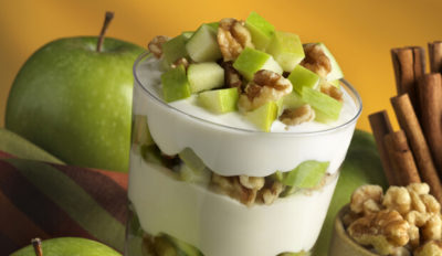 Apple yogurt parfait