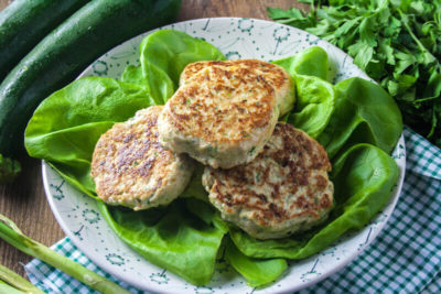 Chicken zucchini burgers