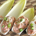 Salmon on endive