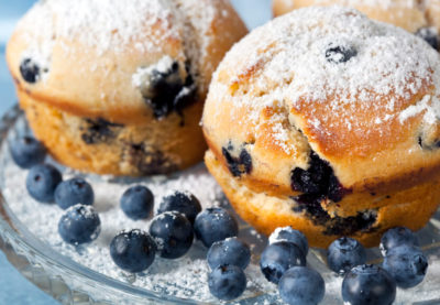 Blueberry muffins