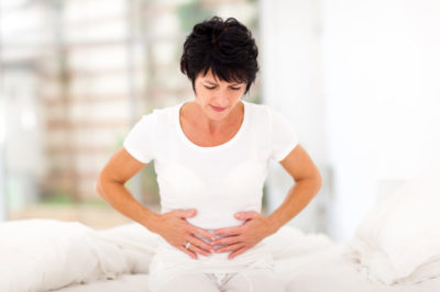 Woman with a yeast infection
