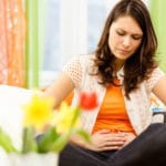 Woman with Candida yeast infection