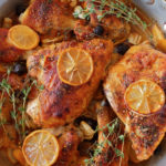 Roasted chicken with vegetables