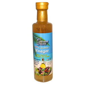 Coconut vinegar is made either from coconut water or from the sap of the coconut palm tree