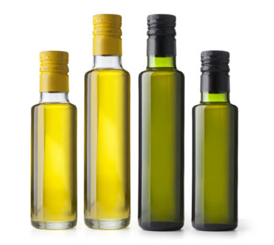 Olive oil bottles