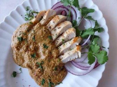 Walnut sauce chicken