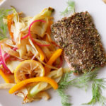 Chia Seed and Fennel Crusted Salmon