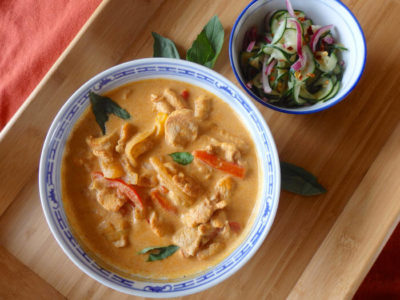 Red chicken curry