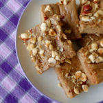 Hazelnut butter bars