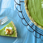 Avocado lime tart