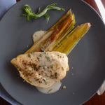 Tarragon chicken with leeks