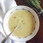 Celeriac soup - antifungal, healthy, delicious. Also known as Celery Root Soup.