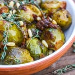 Braised Brussels sprouts