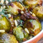 Braised Brussels sprouts