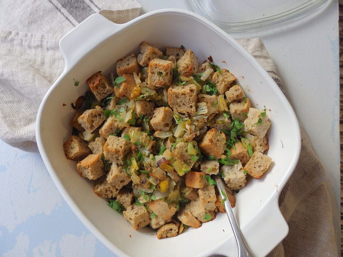 Coconut bread stuffing