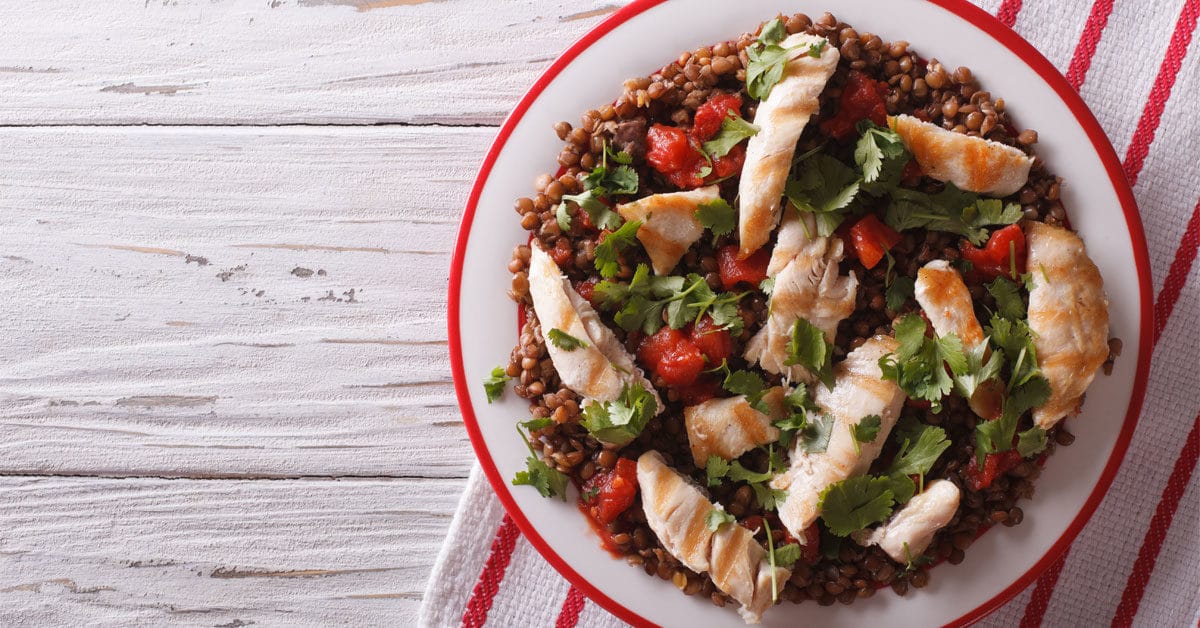 Chicken and lentils are good sources of NAC, which can help to reduce your Candida symptoms