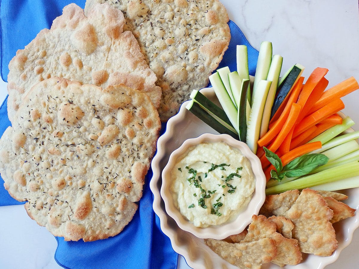 Try these Quinoa and Buckwheat Crackers as a low-carb, gut-friendly cracker recipe