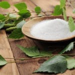 Natural, low-carb sweeteners: stevia, xylitol, monk fruit, erythritol