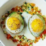 Avocado Baked Eggs on the Candida diet