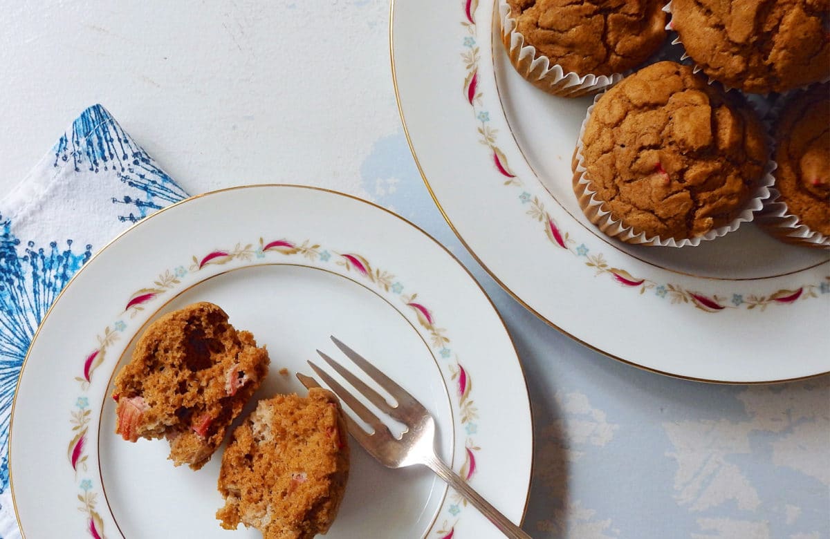 Recipe for Candida diet Rhubarb Muffins