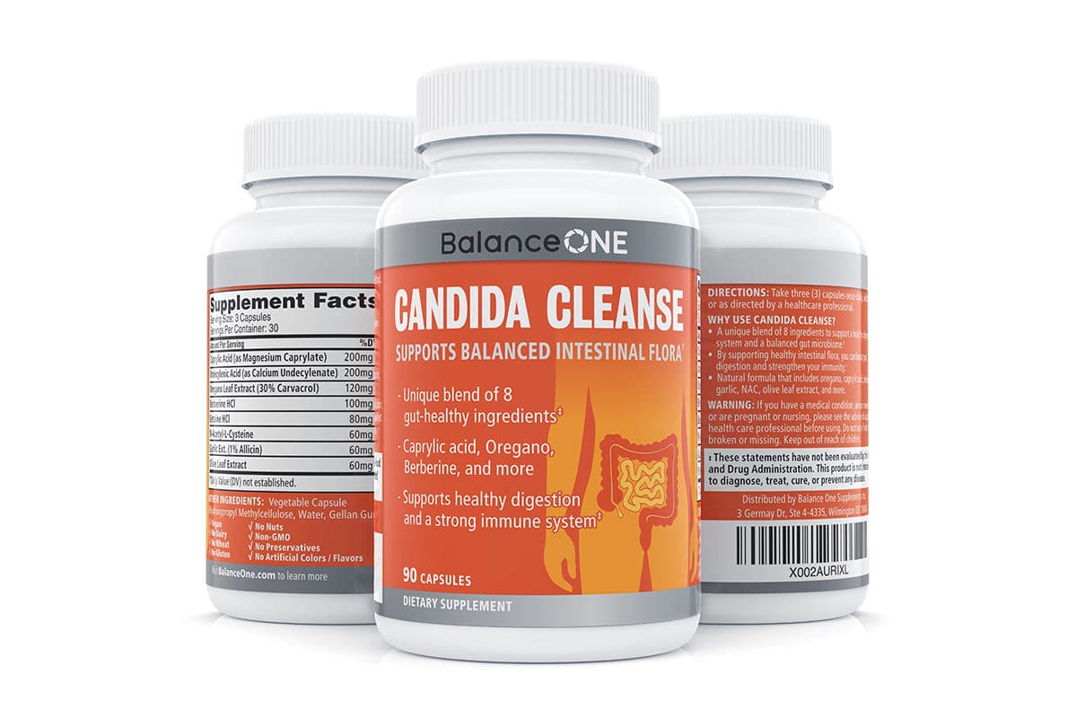 Candida Cleanse by Balance ONE - Antifungal formula for Candida overgrowth