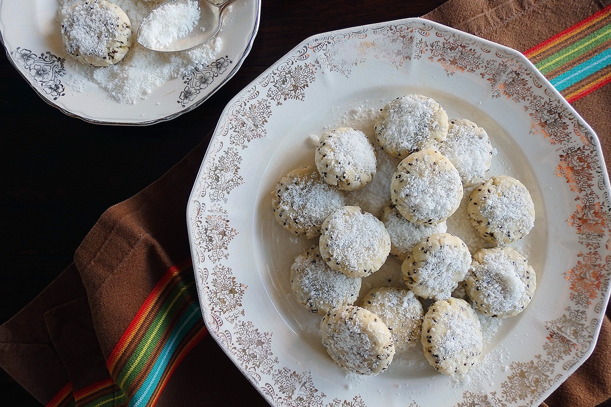 Lemon coconut cookies with stevia