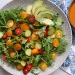 Arugula and Tomato Salad with Tomato Vinaigrette