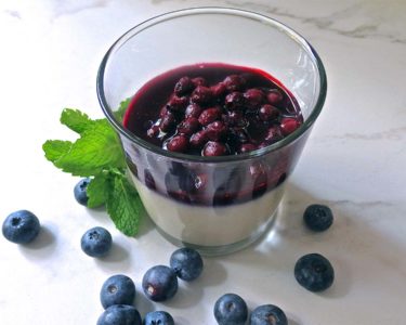 Blueberry Panna Cotta