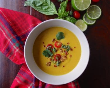 Curried cauliflower soup